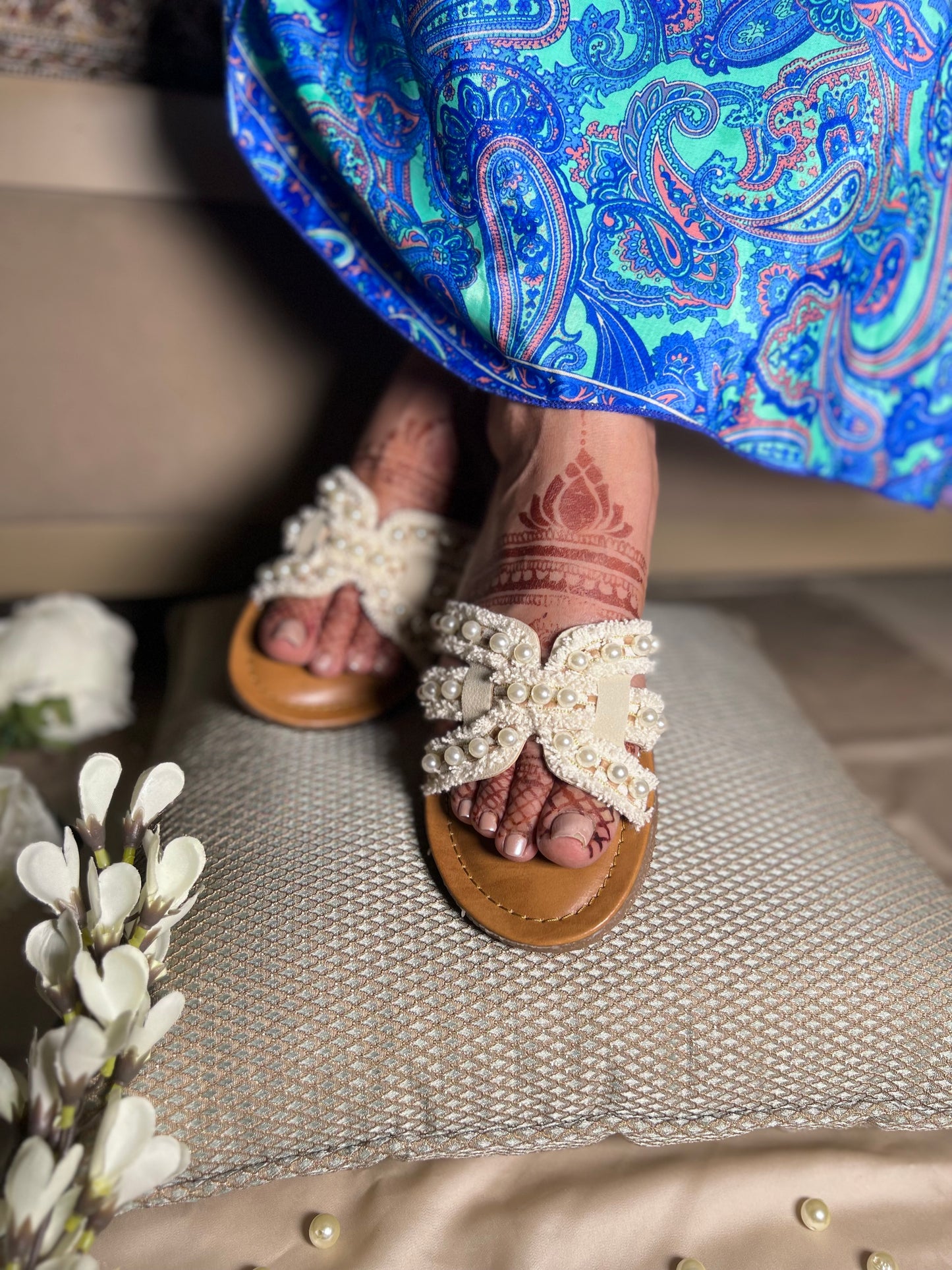 Pearl Luxe Comfort Flats