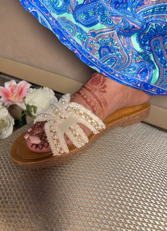 Pearl Luxe Comfort Flats