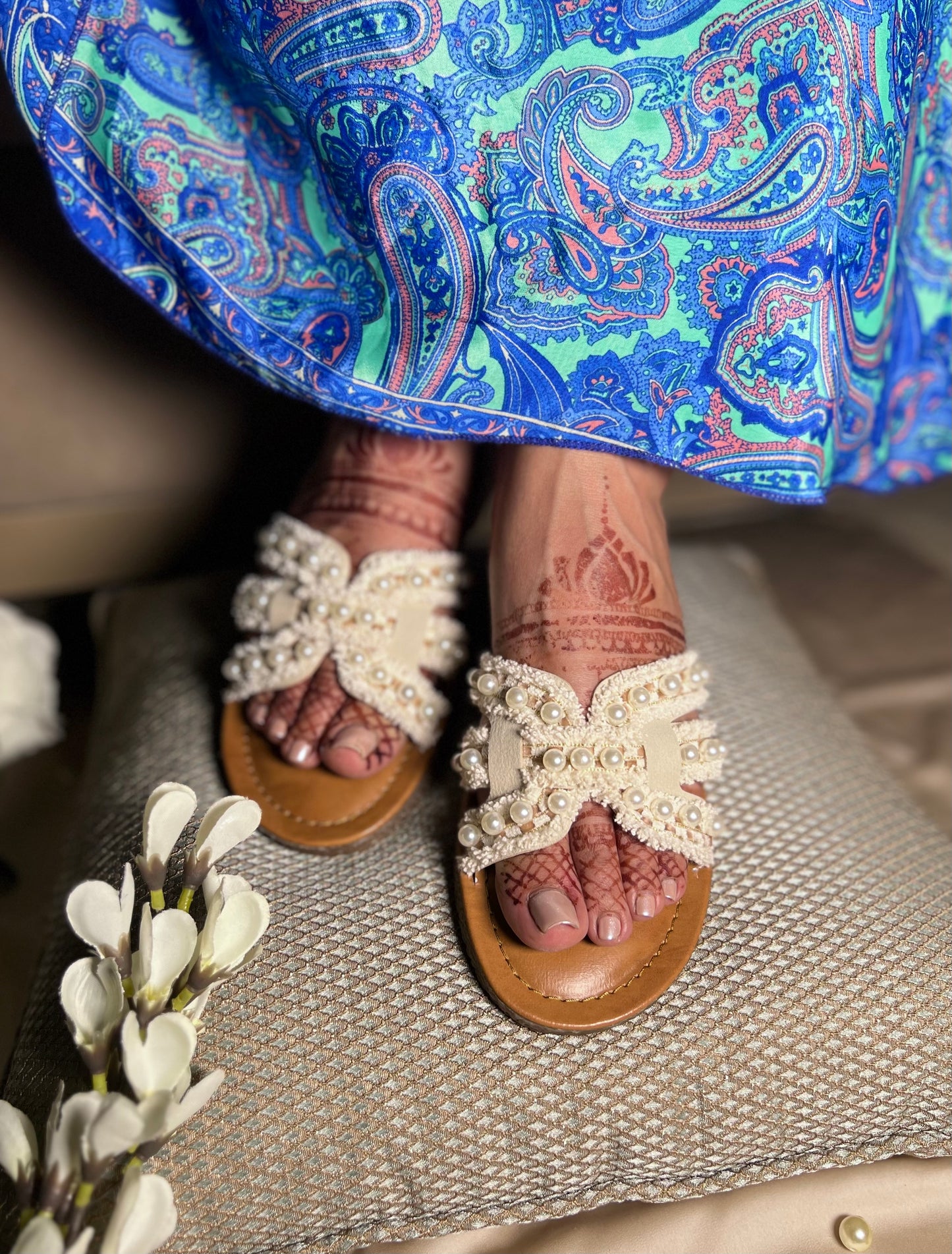 Pearl Luxe Comfort Flats