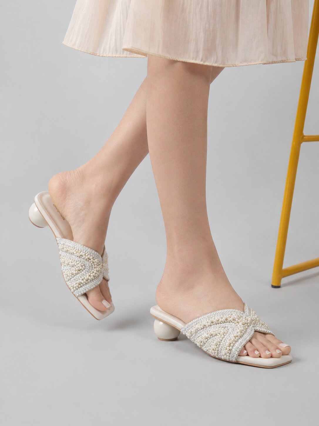 PearlStep Royal Luxe Block Heels