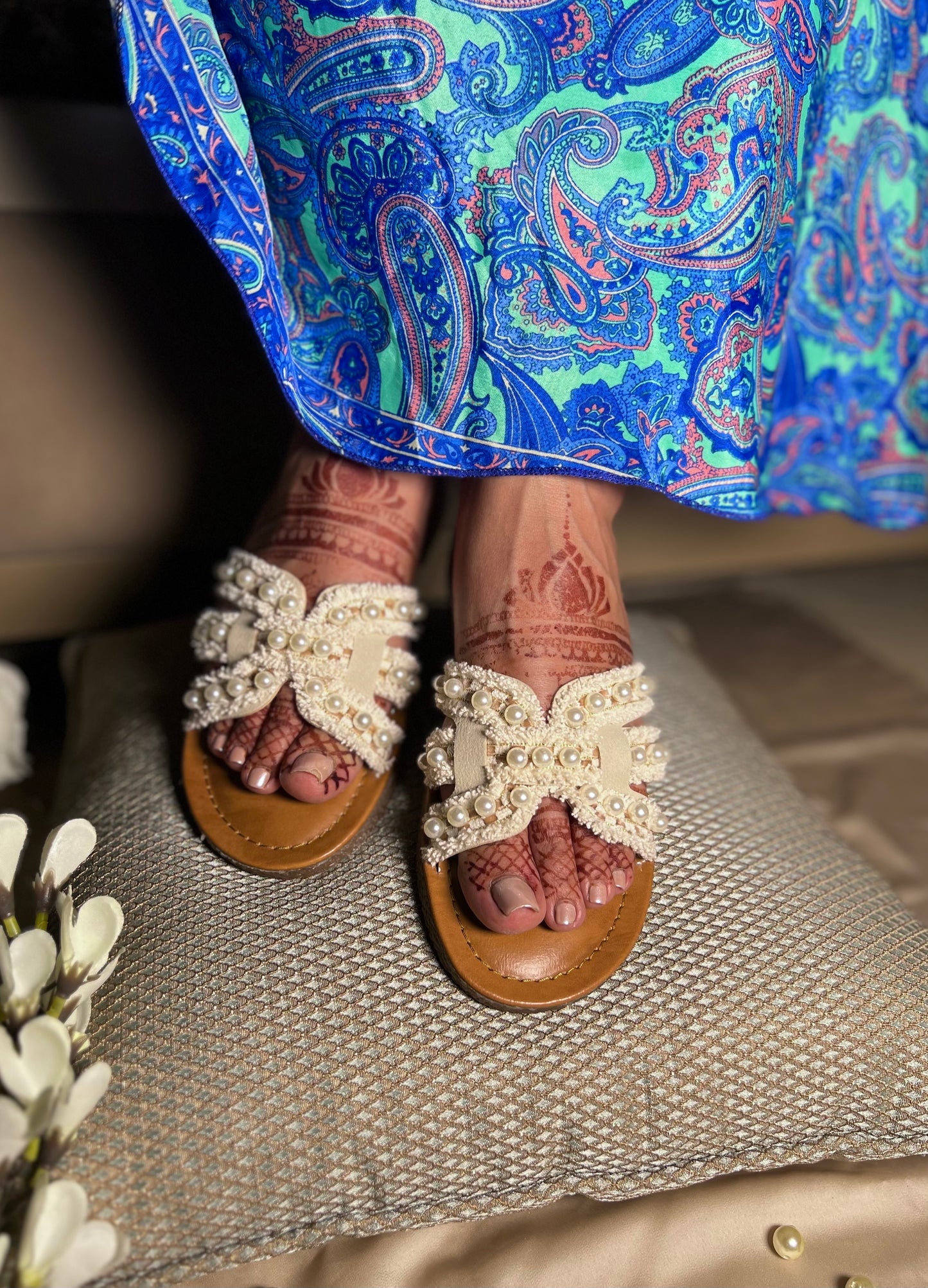 Pearl Luxe Comfort Flats