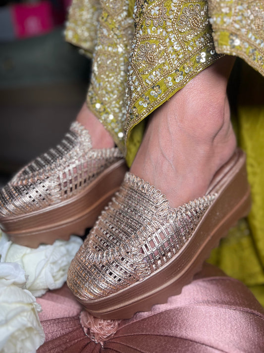 Rose Gold Wedding Wedge