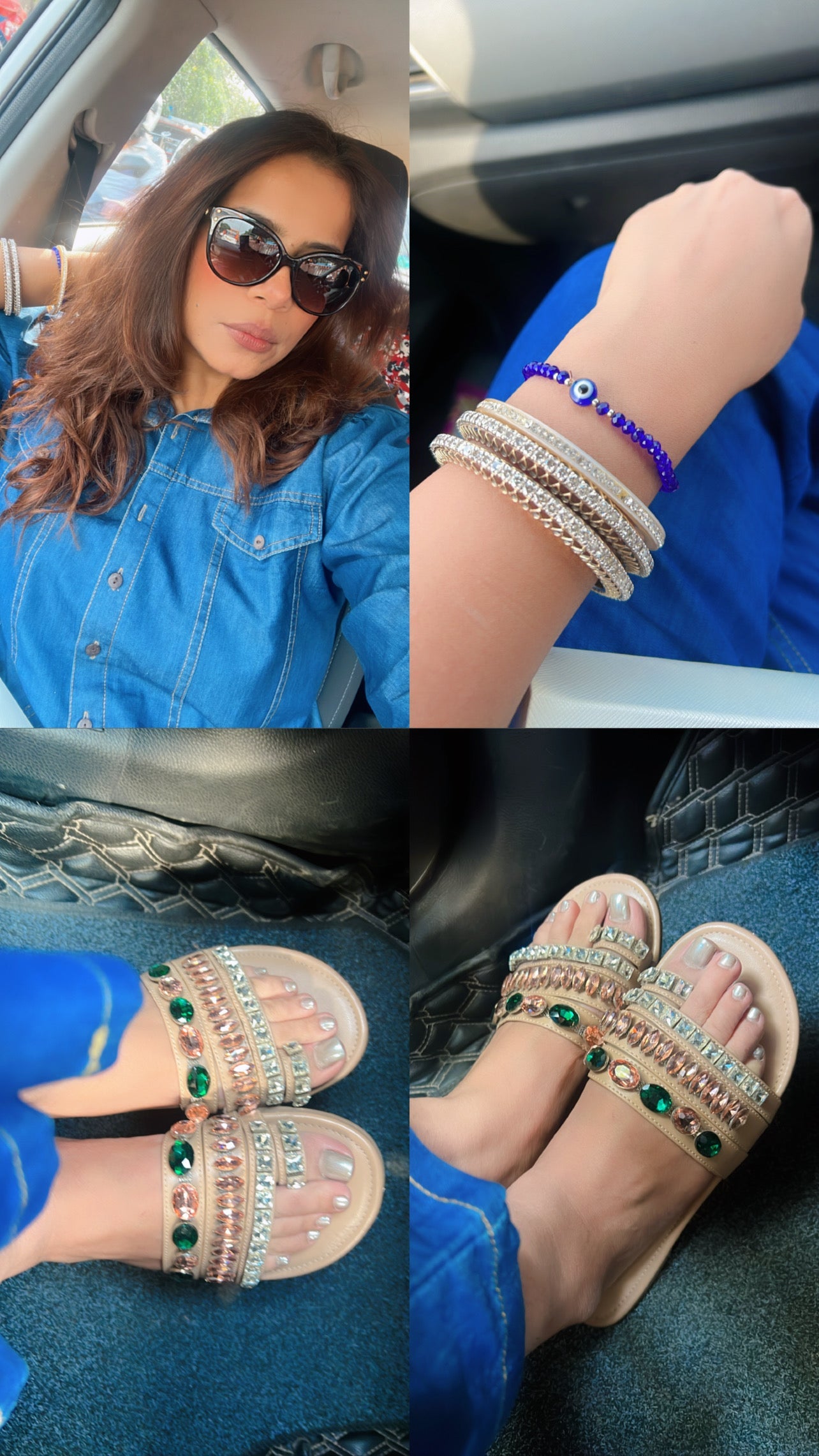 Rhinestone Bling Flats Sandal Stories