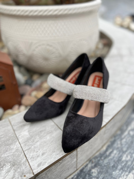 Midnight Sparkle Heels Sandal Stories