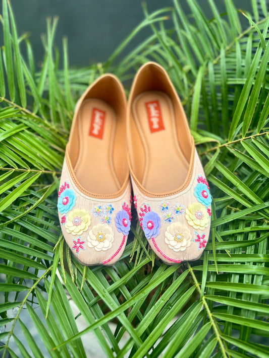 Blossom Bloom 3D Flower Juttis Sandal Stories