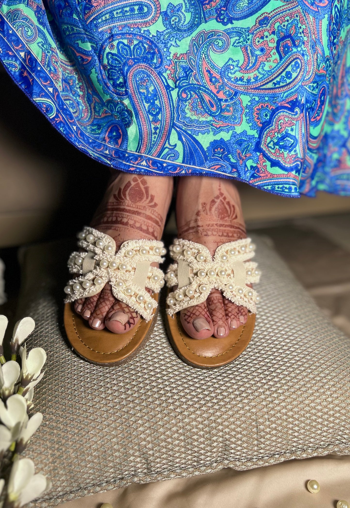 Pearl Luxe Comfort Flats