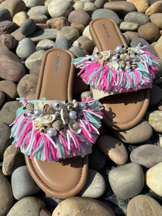 Boho Beach Breeze Slides Sandal Stories