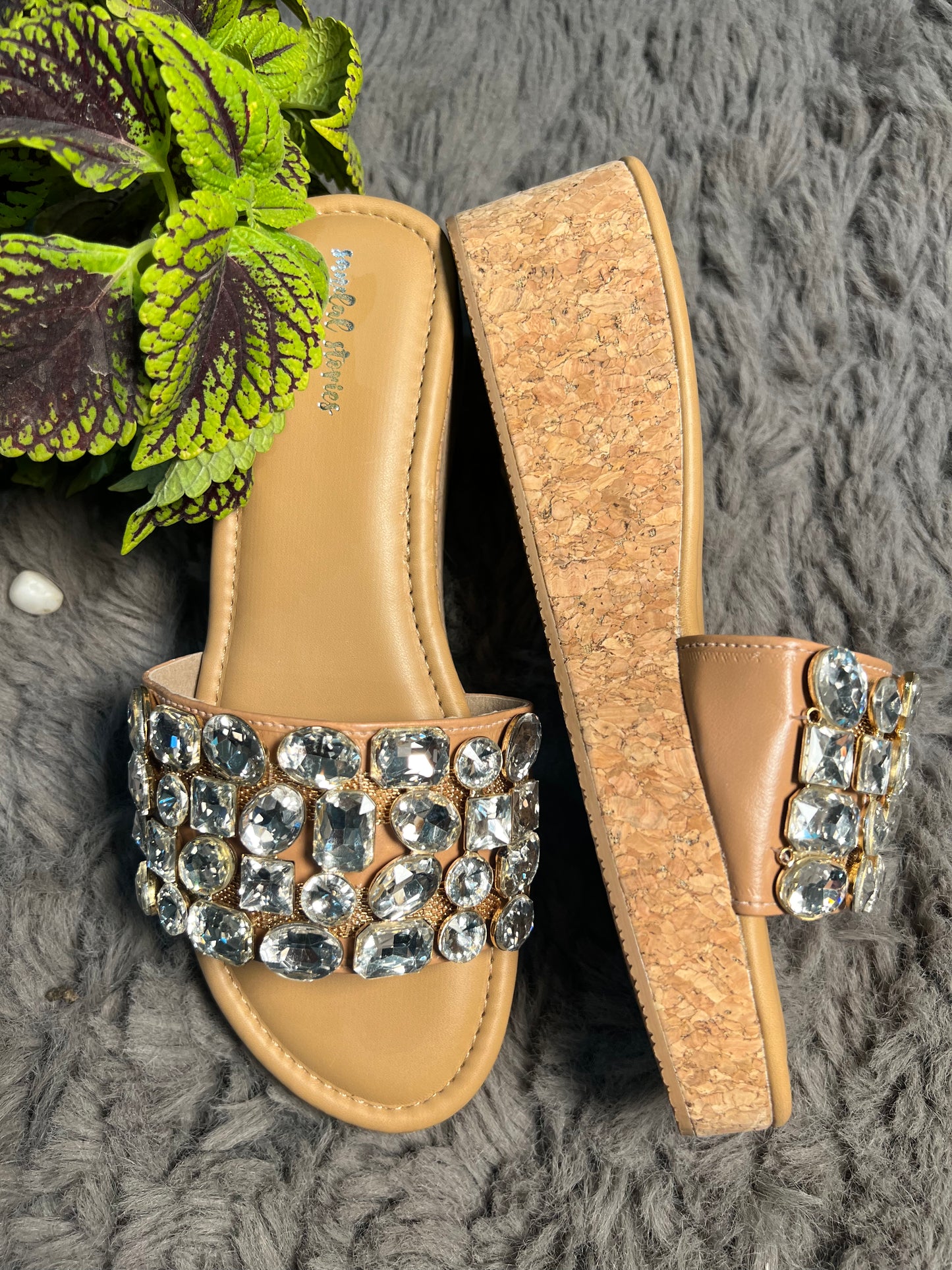 Diamond Embellished Wedges