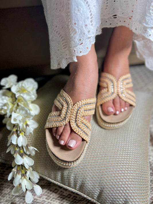 Twinkle Weave Wedges - Yellow Edition