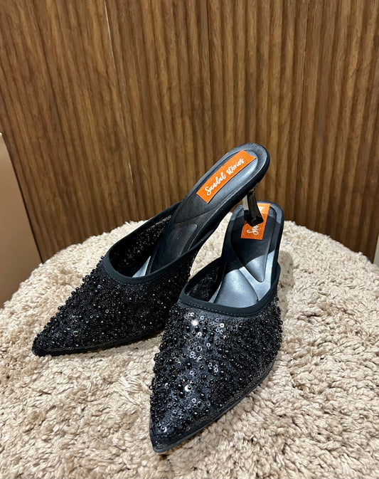 Midnight Sparkle Stiletto Heels