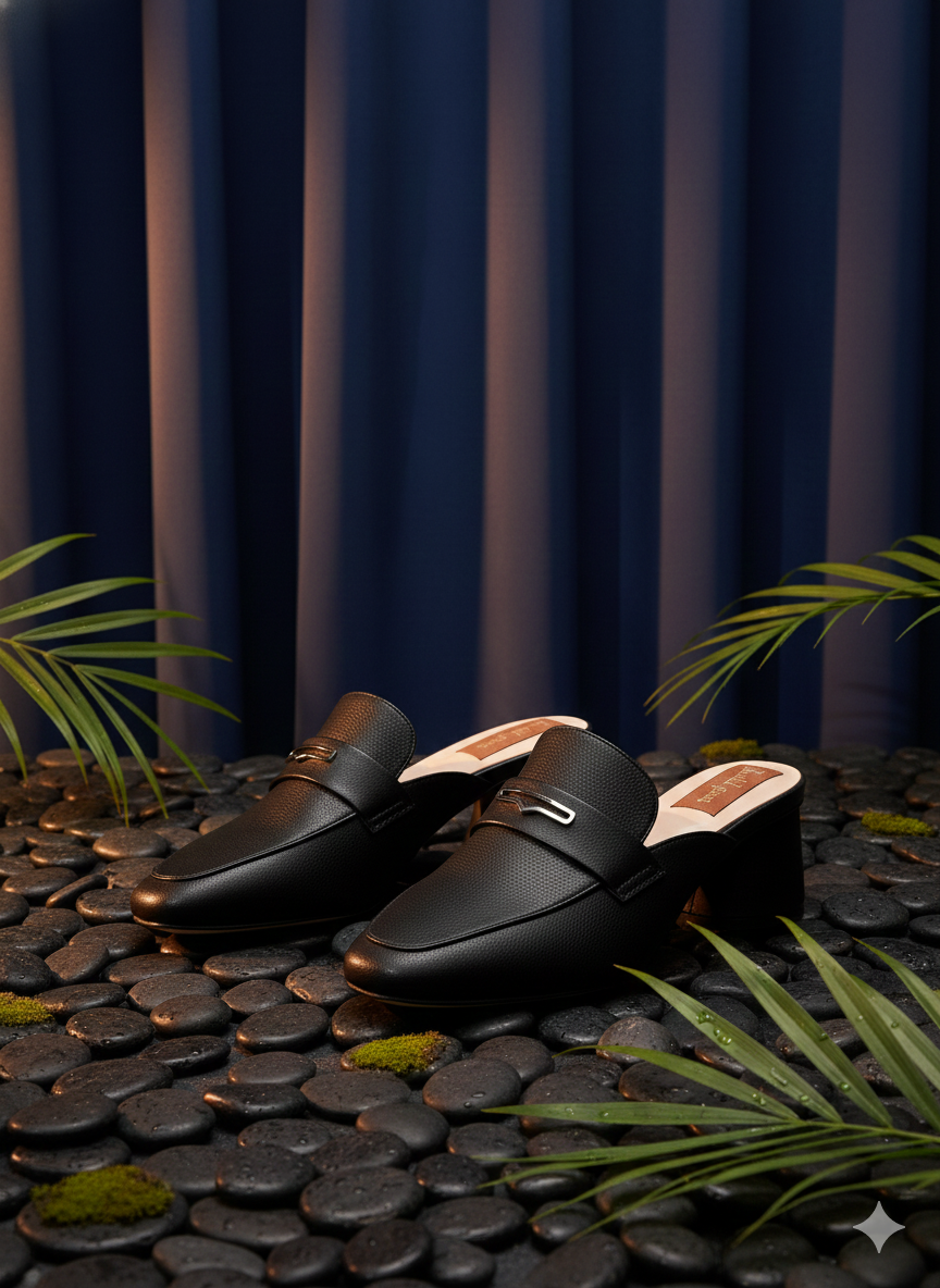 Essential Block Heel Mules