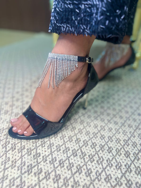 Midnight Glam Heels Sandal Stories