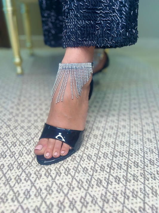 Midnight Glam Heels Sandal Stories