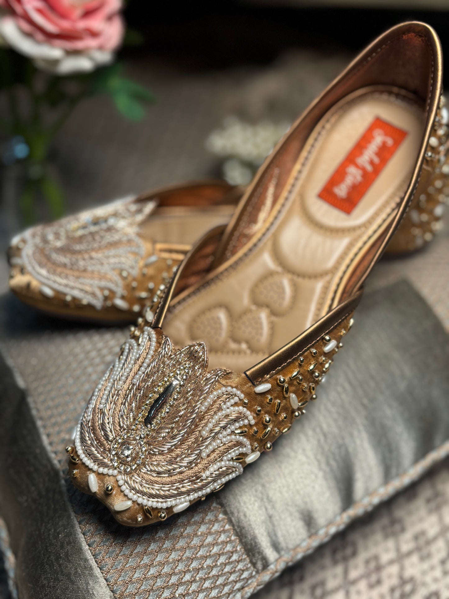 Golden Glam Punjabi Jutti Sandal Stories