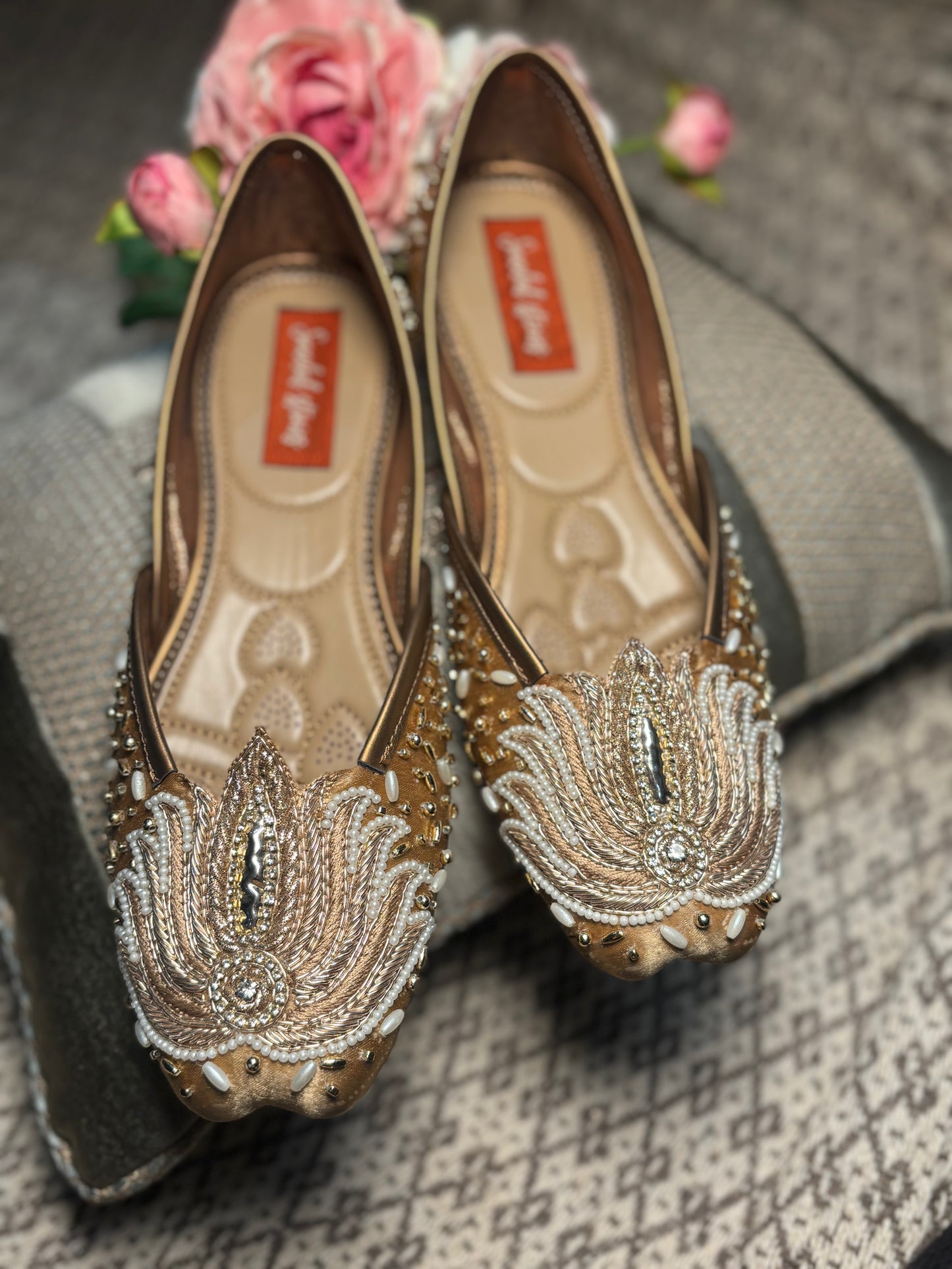 Golden Glam Punjabi Jutti Sandal Stories