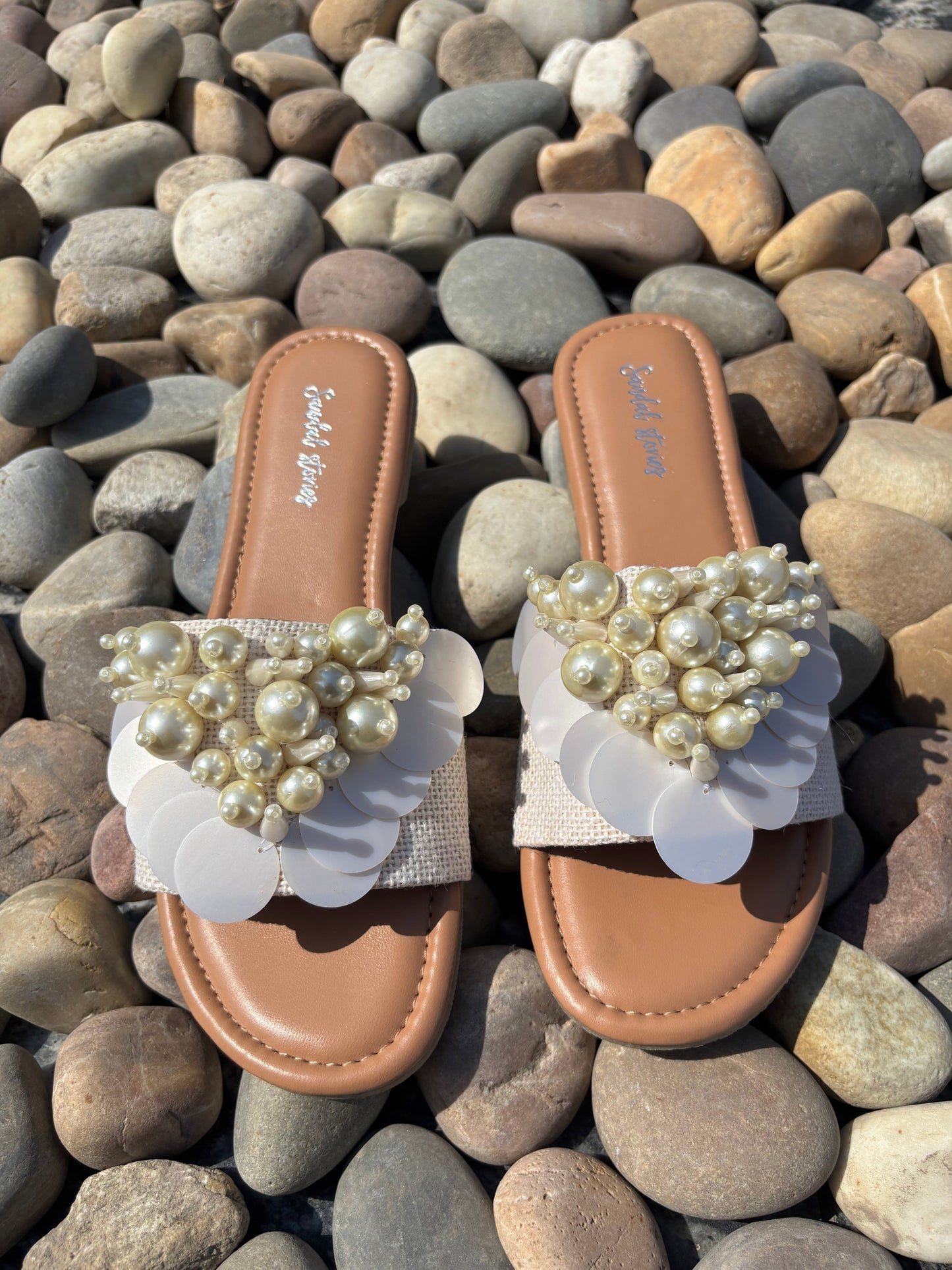 Pearl Mirage Flats Sandal Stories