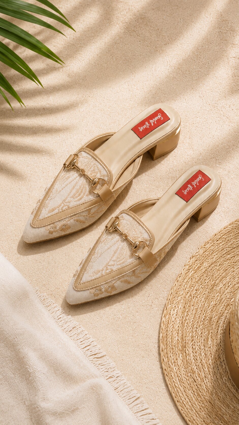 Maison Élise Mules | 1 Inch Heel