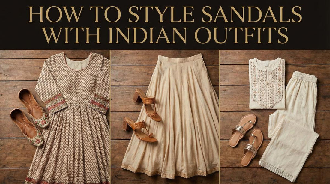 How to Style Sandals With Indian Outfits