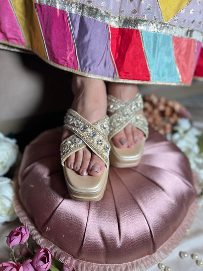 Noor-e-Zar Luxury 3 Inch Wedges