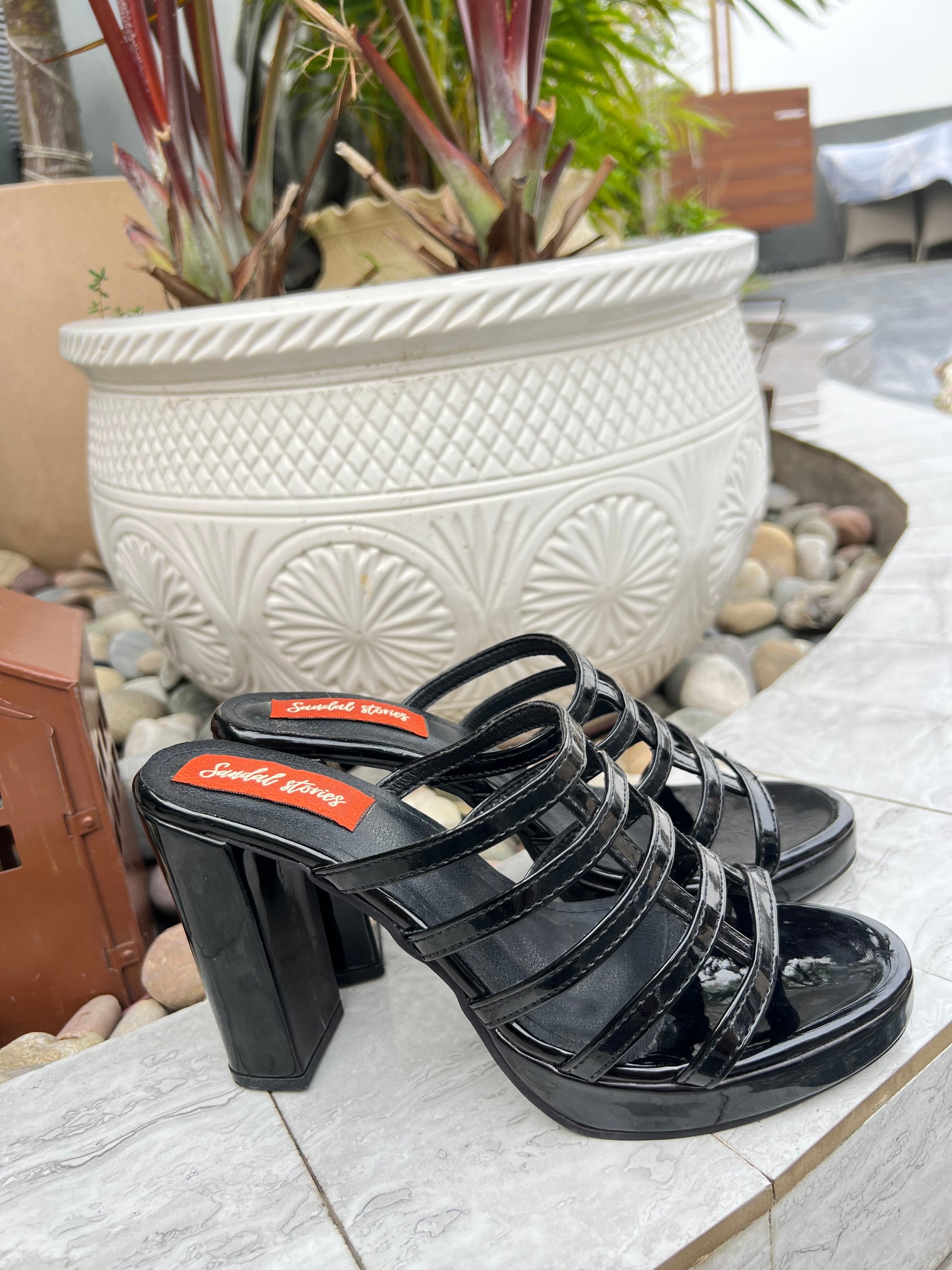 Midnight Stride Block 3+ inch Heels Sandal Stories
