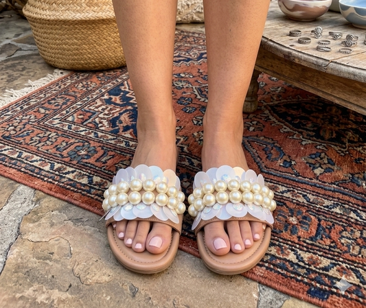 Lustrous Pearl Flats