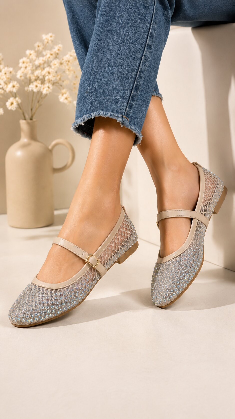 Crystal Diamond Mesh Ballenarise