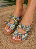 Sky Blue Luxe Comfort Sandals with Doctor Sole