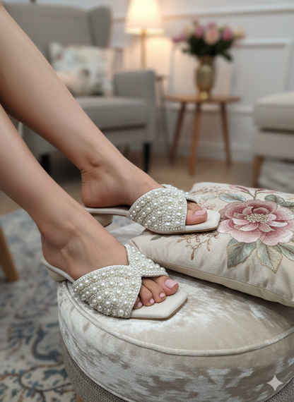 Aarohi Pearl Luxe Heels