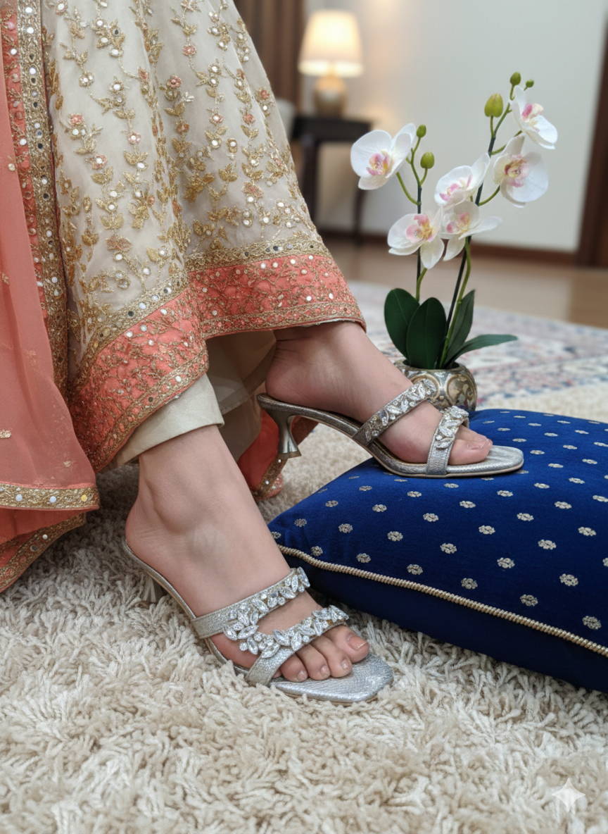 Sitara Luxe Crystal Heels