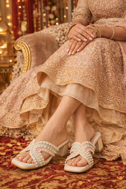 Pearl Pastel Muse Heels