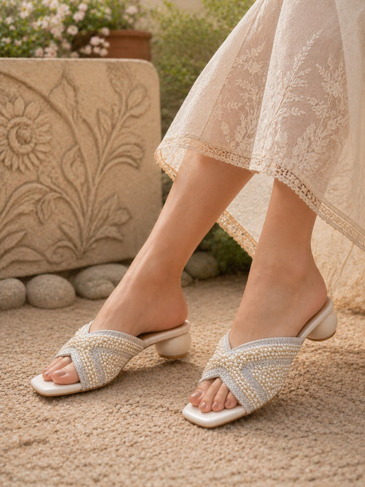 PearlStep Royal Luxe Block Heels