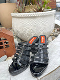Midnight Stride Block High Heels | 4 Inches