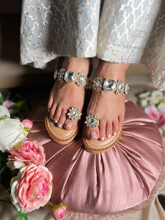 Aurora Crystal Gem Wedges