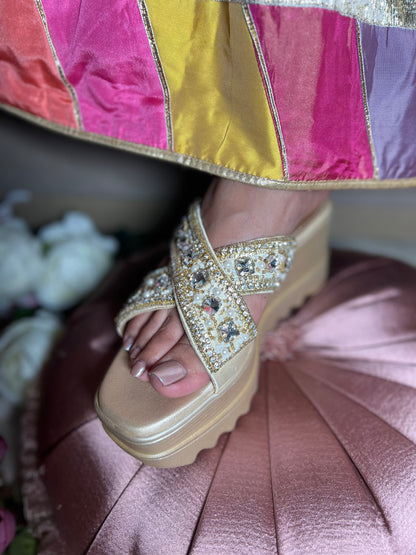 Noor-e-Zar Luxury 3 Inch Wedges