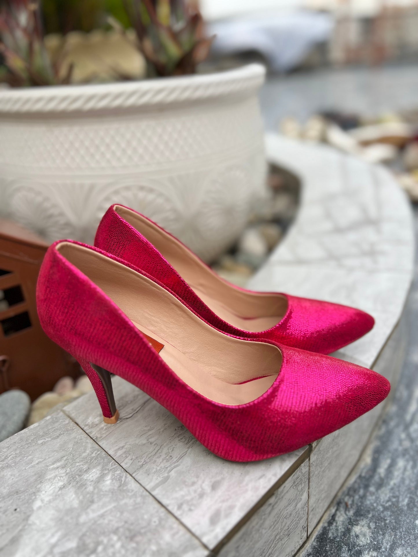 Rosé Rush Heels Sandal Stories