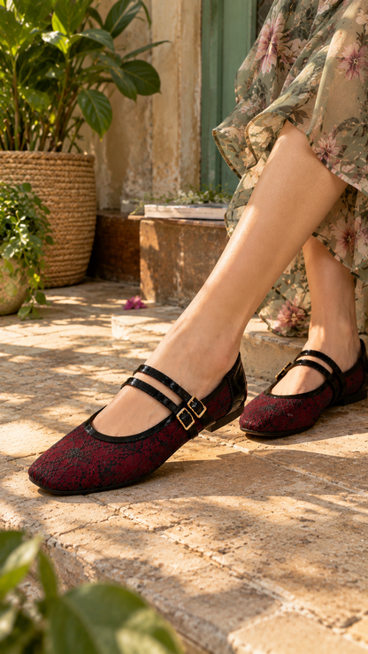 Shantley Cinderella Mary Jane Ballerinas