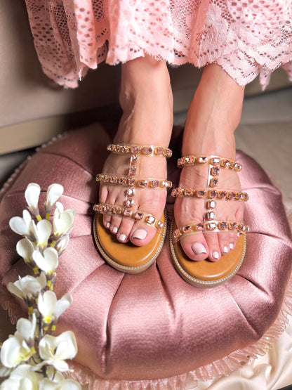 Embellished Strappy Flats Sandal Stories
