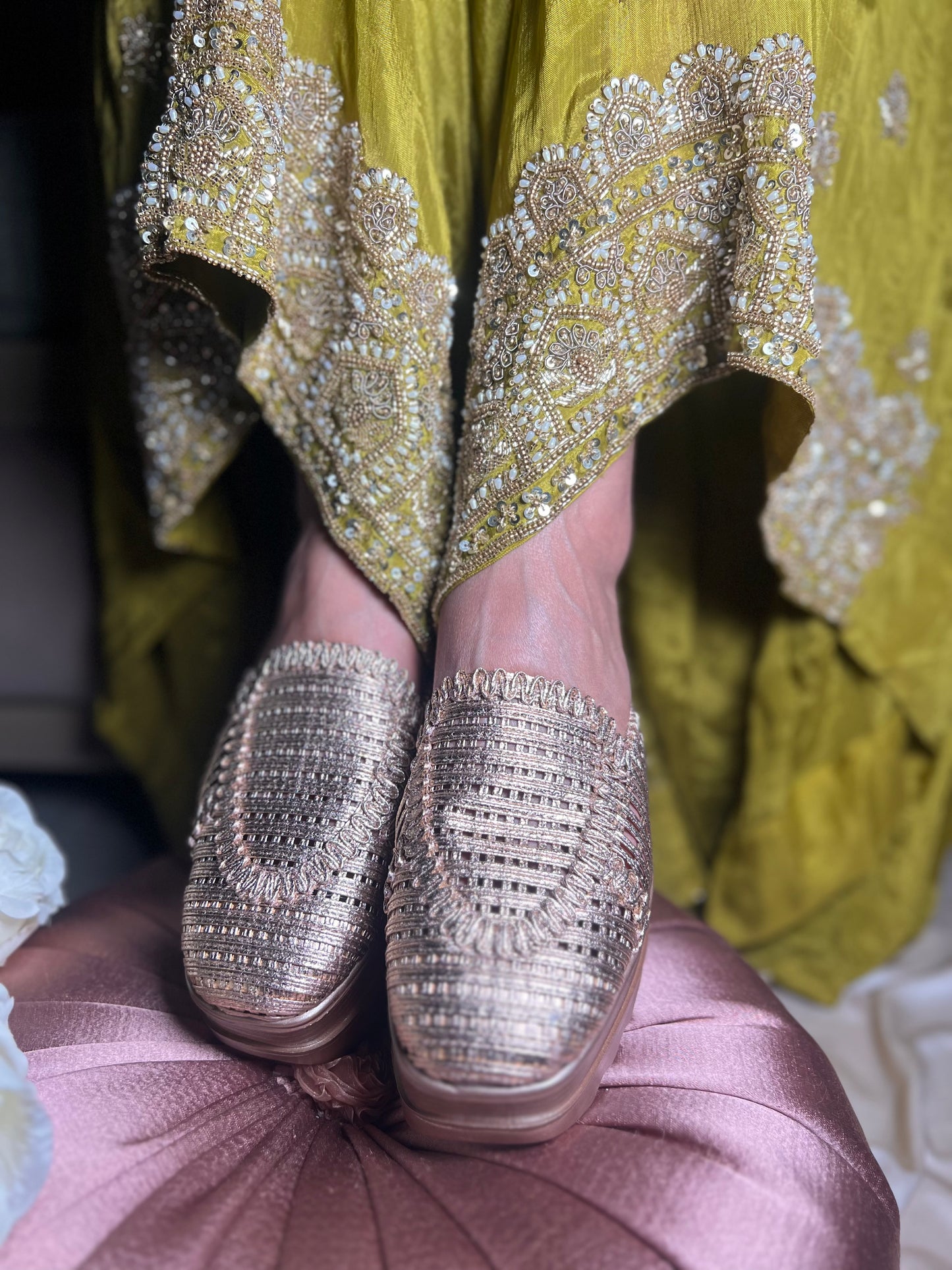 Rose Gold Wedding Wedge