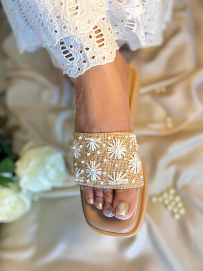 Phoolkari Charm Wedges Sandal Stories