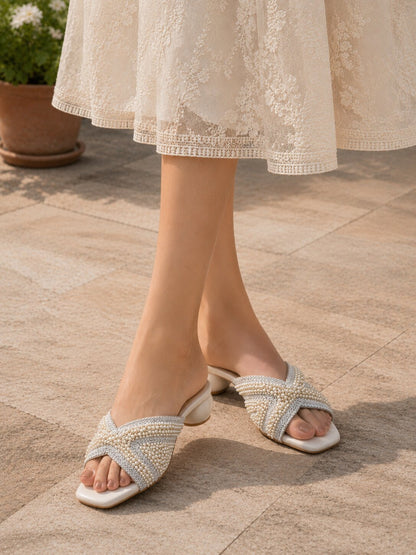 PearlStep Royal Luxe Block Heels