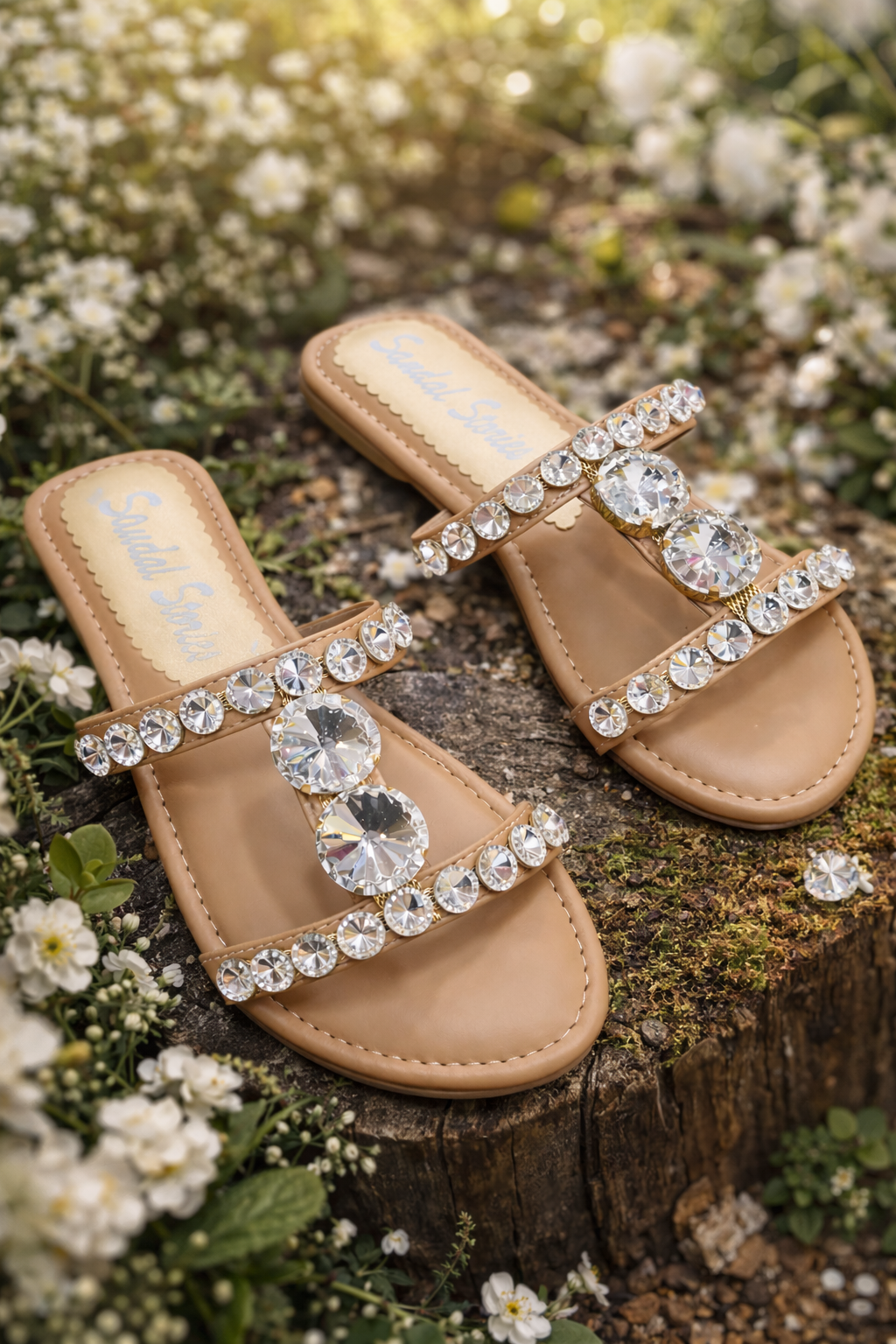 The Solitaire Glam Flats