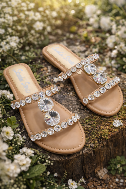 The Solitaire Glam Flats