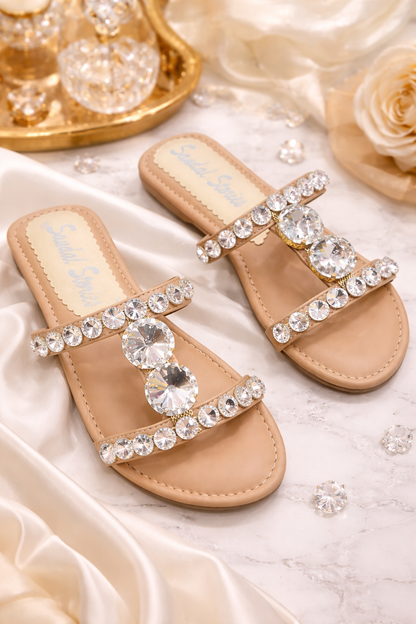 The Solitaire Glam Flats