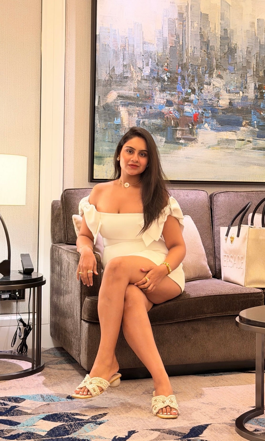 Noor Seashell Embellished Heels