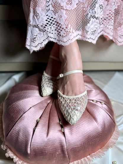 Mesh Glam Viral Heels