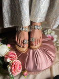 Aurora Crystal Gem Wedges | 2 Inches