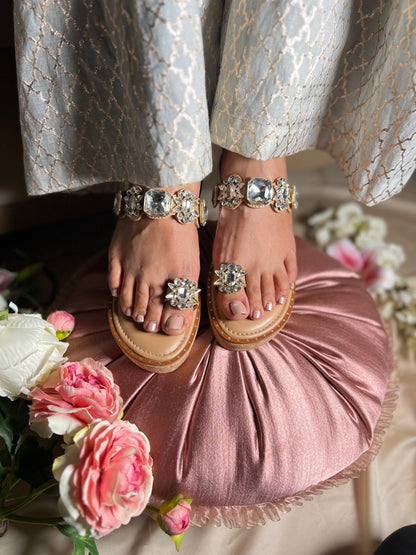 Aurora Crystal Gem Wedges