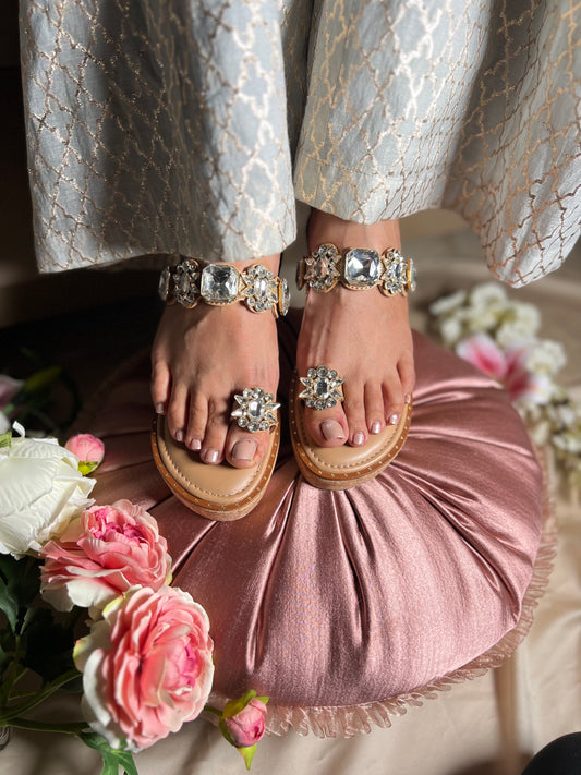 Aurora Crystal Gem Wedges