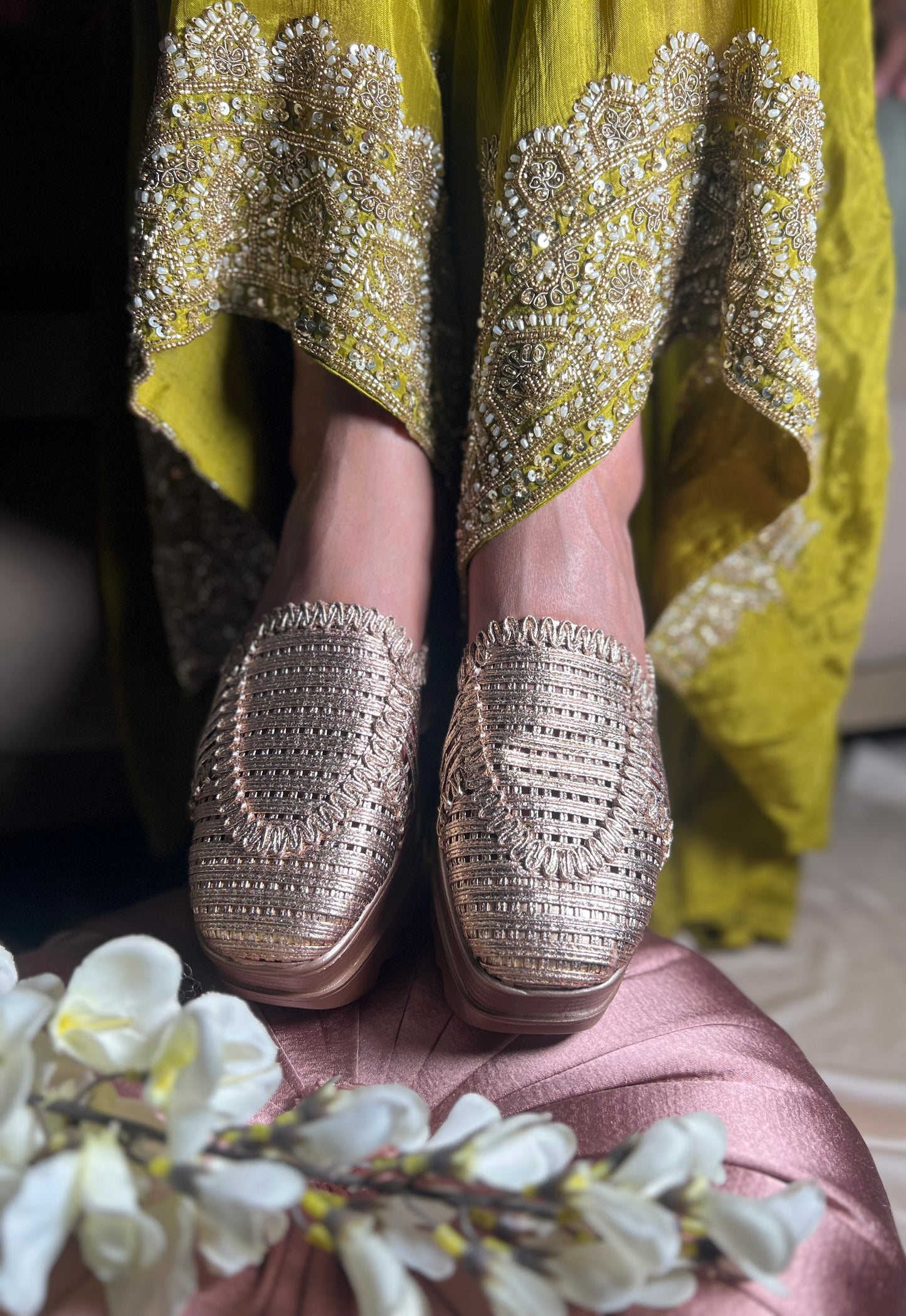 Rose Gold Wedding Wedge