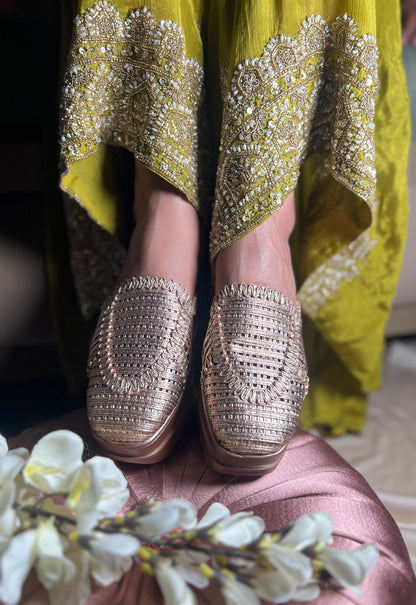 Rose Gold Wedding Wedge